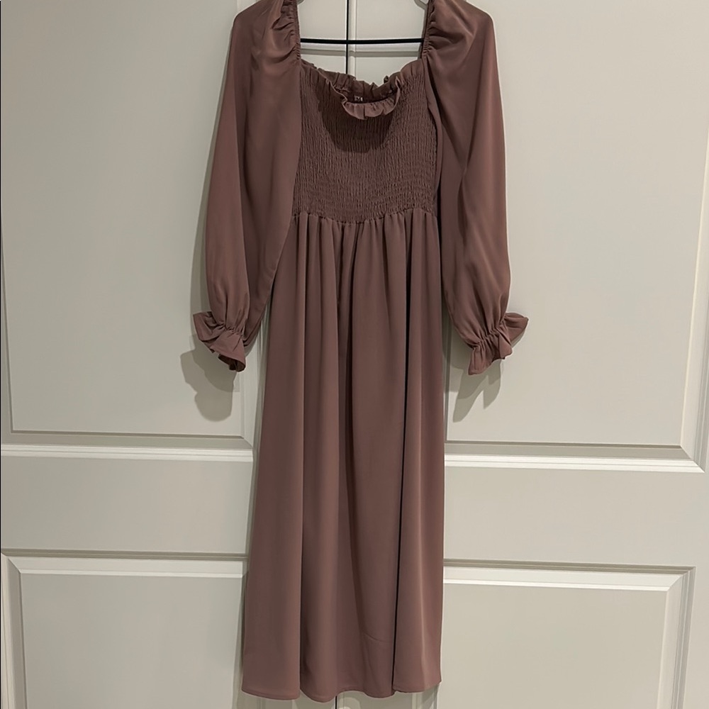 Elegant Mauve Dress